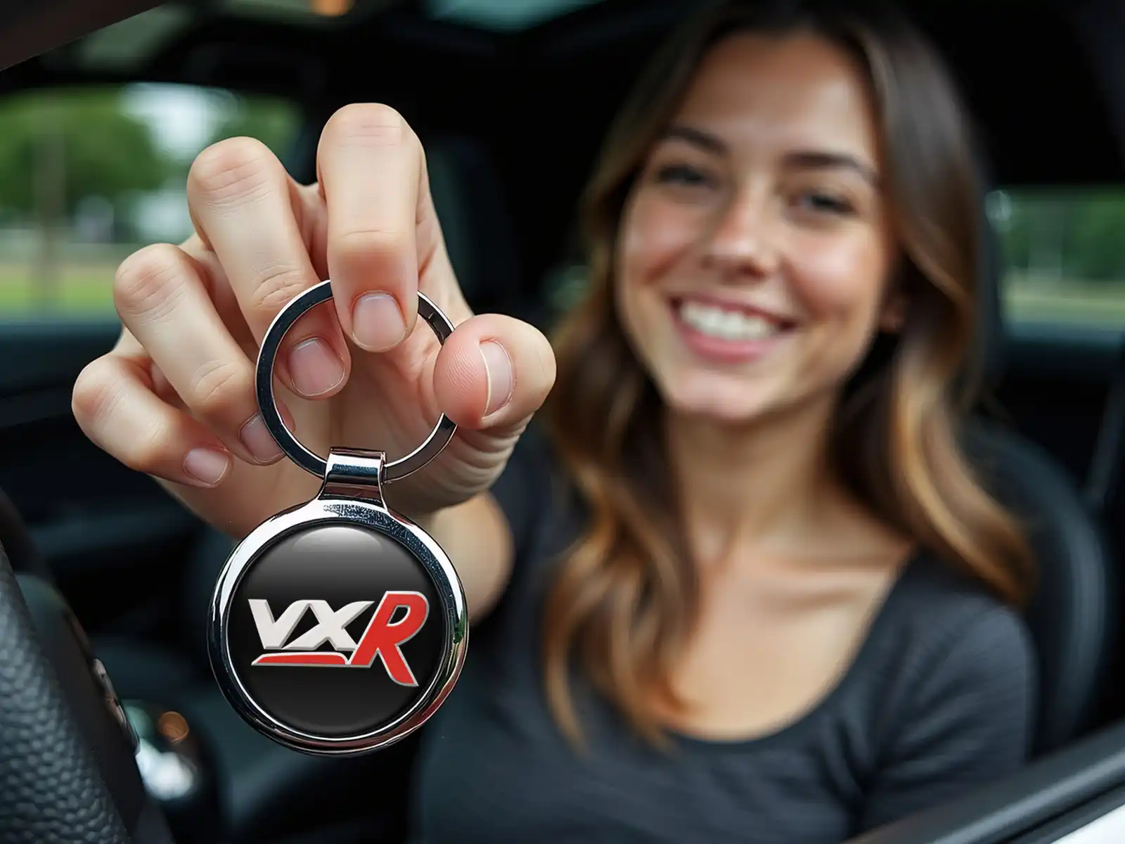 Glossy Key Chain Max Look Classy Metal Durable